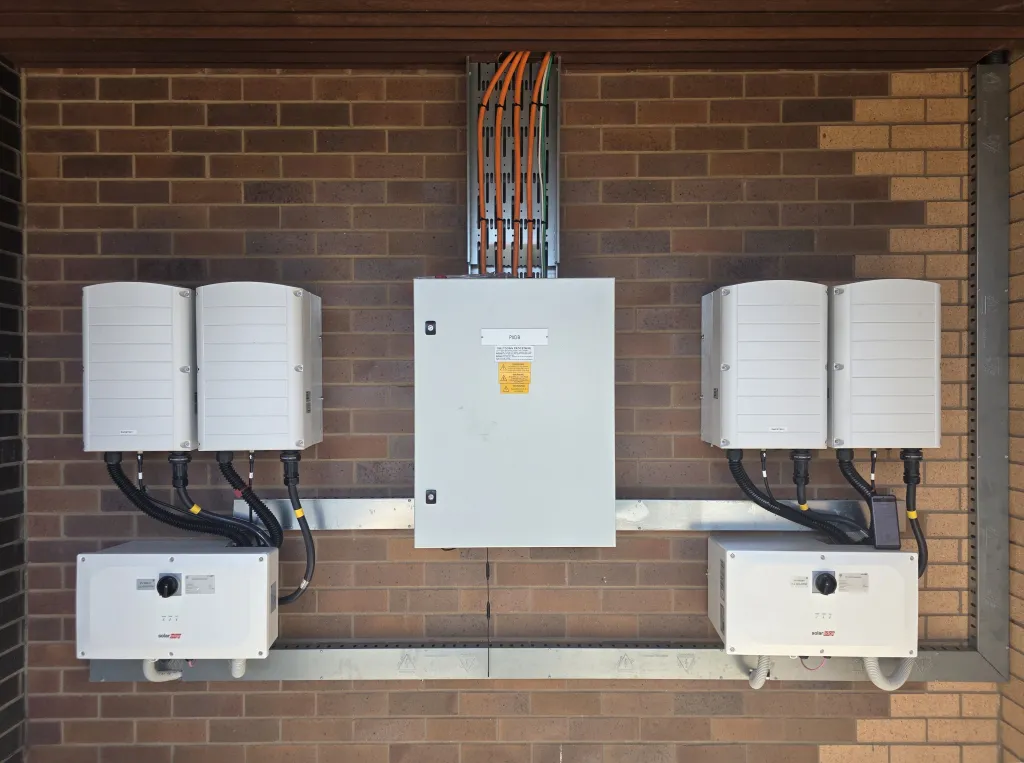 OptiMount cable tray at Kyneton Hospital