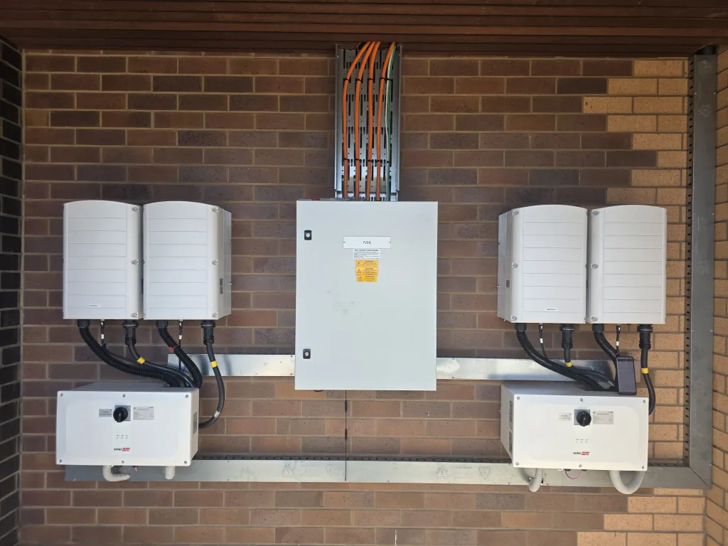 OptiMount cable tray at Kyneton Hospital