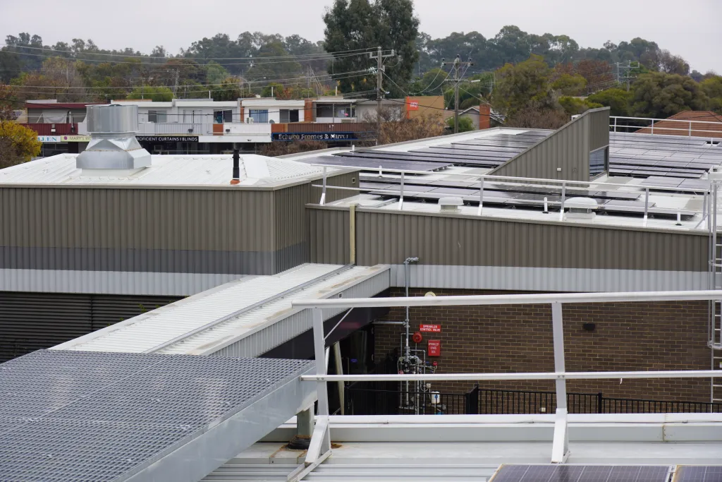 OptiMount cable tray at Echuca Regional Health