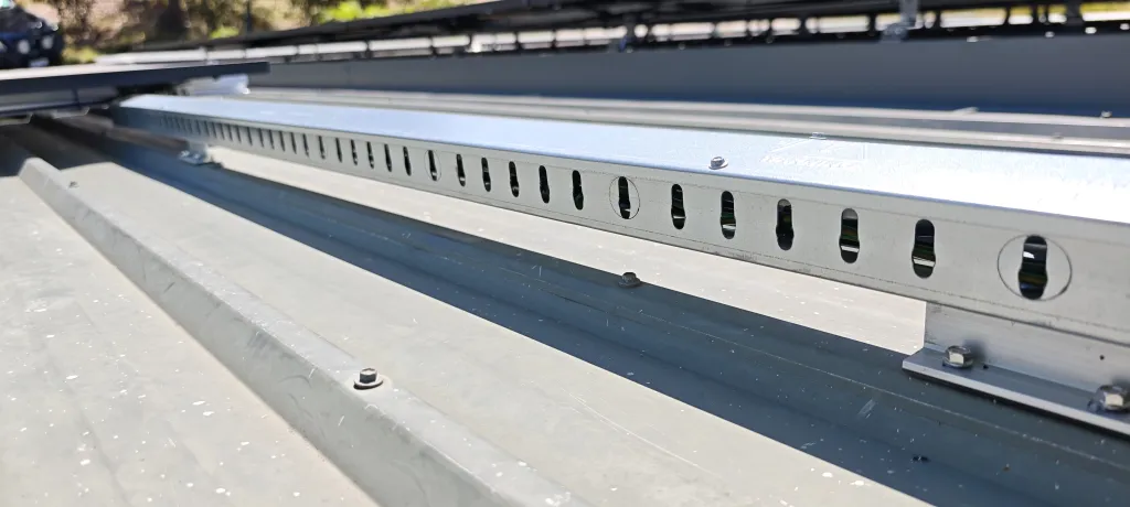OptiMount cable tray at Kyneton Hospital