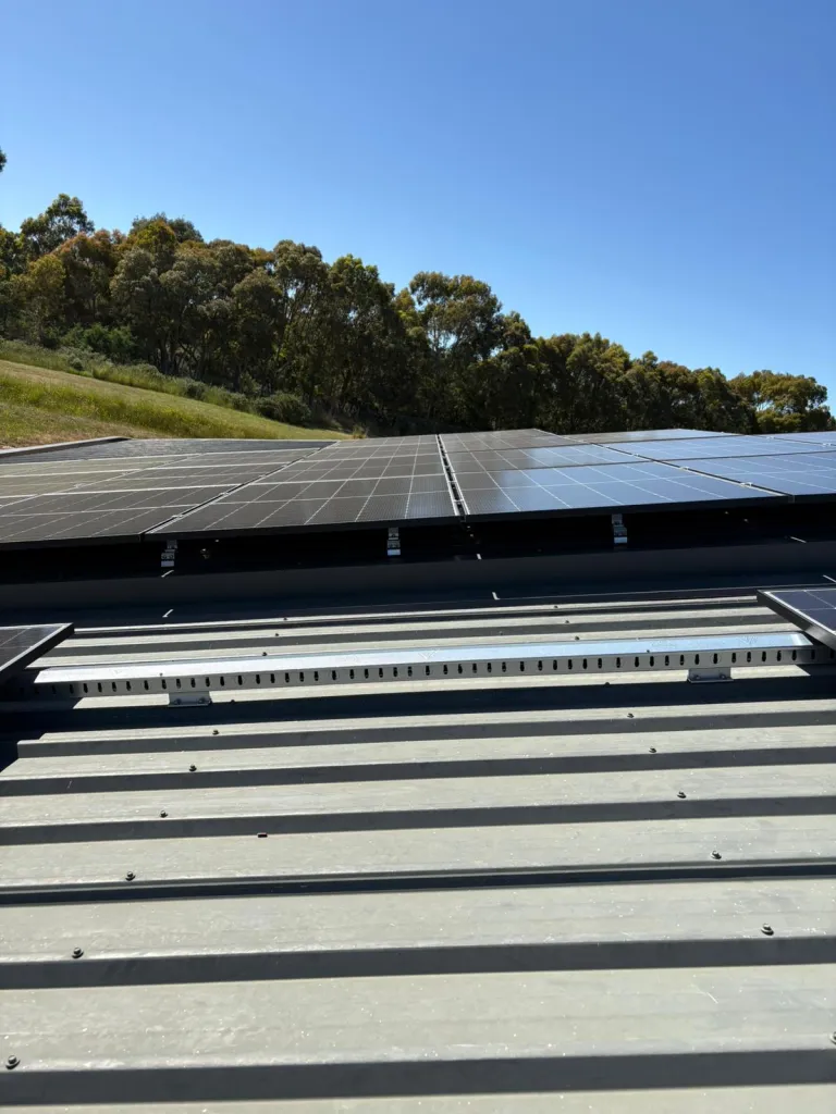 OptiMount cable tray at Kyneton Hospital