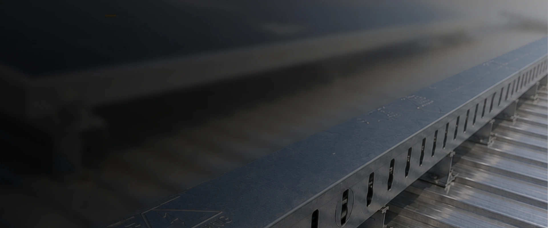 OptiMount cable tray on a commercial rooftop
