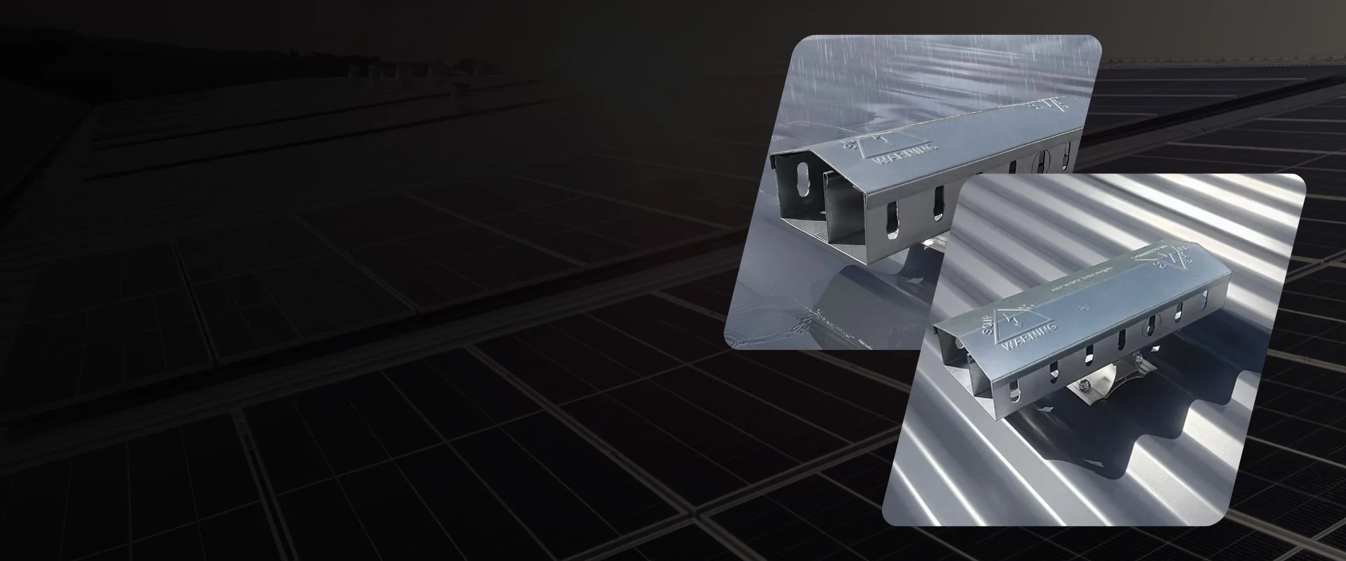 OptiMount cable tray with Peaked DC Lid